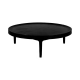 CAFE TABLE BLACK TRP ALU 80 - CAFE, SIDE TABLES